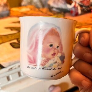Vintage Baby's First Gift Mug